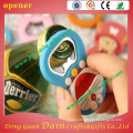 Creative soft rubber PVC magnetic cartoon beer bottle opener soft plastic